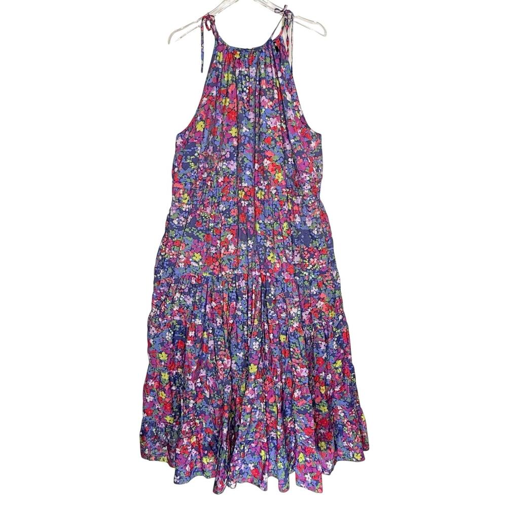 Summersalt The High Neck Tiered Maxi Dress 2X Painted Meadows Floral